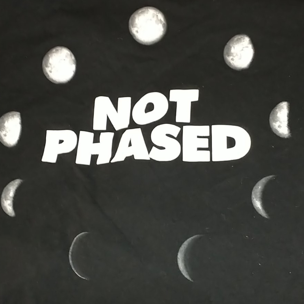 Moon phases printed tee